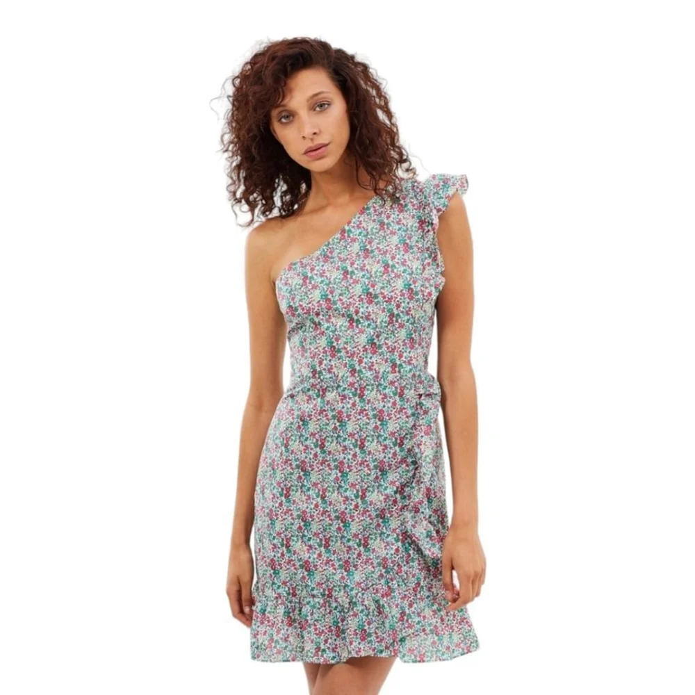 J. Crew x Liberty Print Georgina Ruffled Floral Dress Women's Sz 14